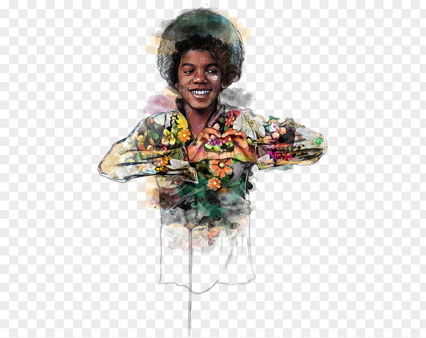 Michael Jackson Painting Art PNG