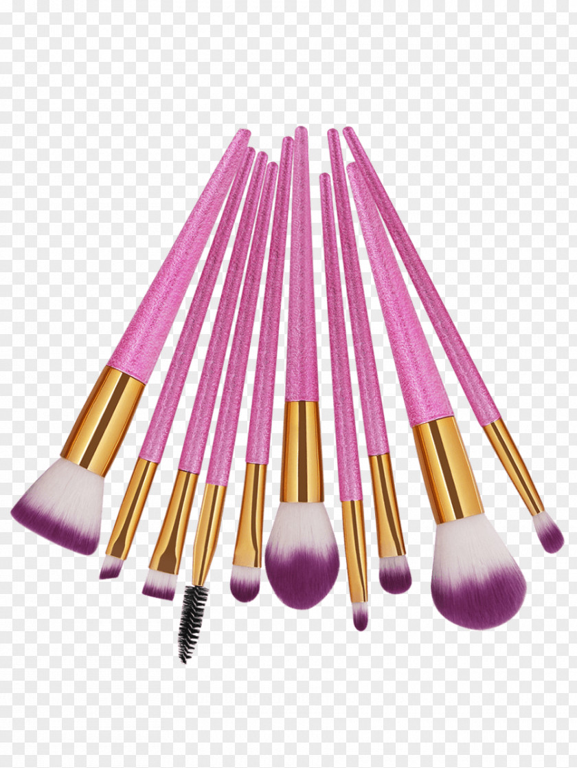 Professional Appearance Hair Brush Pencil Purple Product PNG