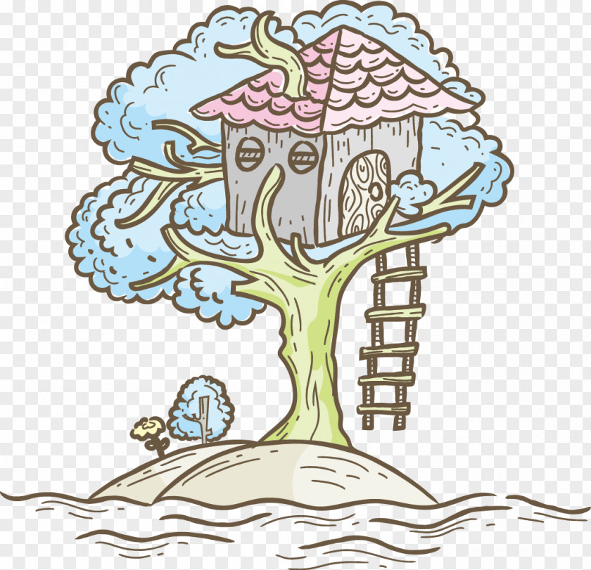 Vector Hanging Ladder Tree Euclidean Illustration PNG