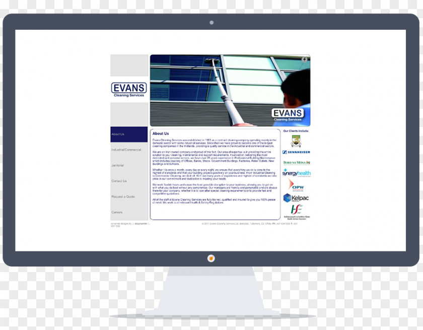 Brochure Design For Your Business Web Evans Cleaning Services PNG