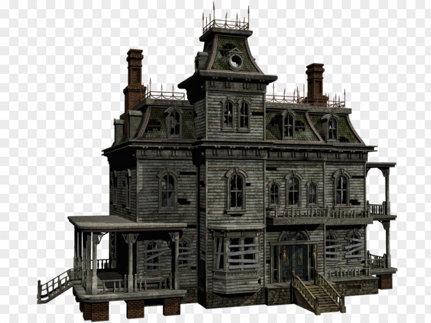 Creepy Haunted House Winchester Mystery Ghost Hunting PNG