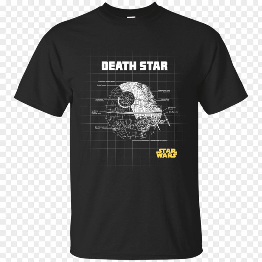 Death Star Printed T-shirt Hoodie Neckline PNG