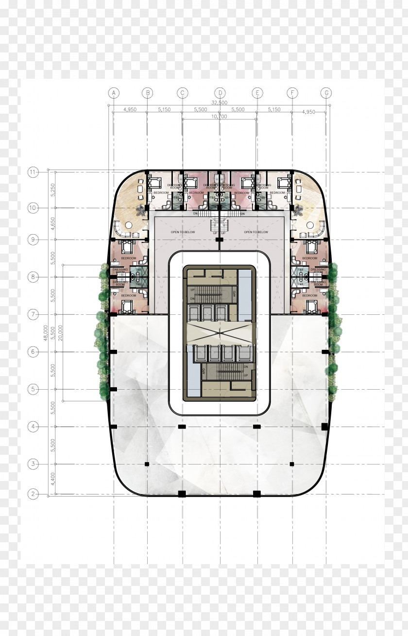 Building High-rise Floor Plan Architecture House PNG