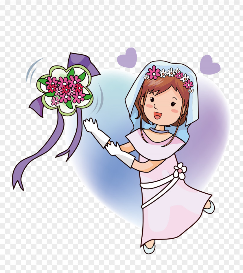 Cartoon Bride And Groom Prince Charming Quotation Romance Marriage Proposal PNG