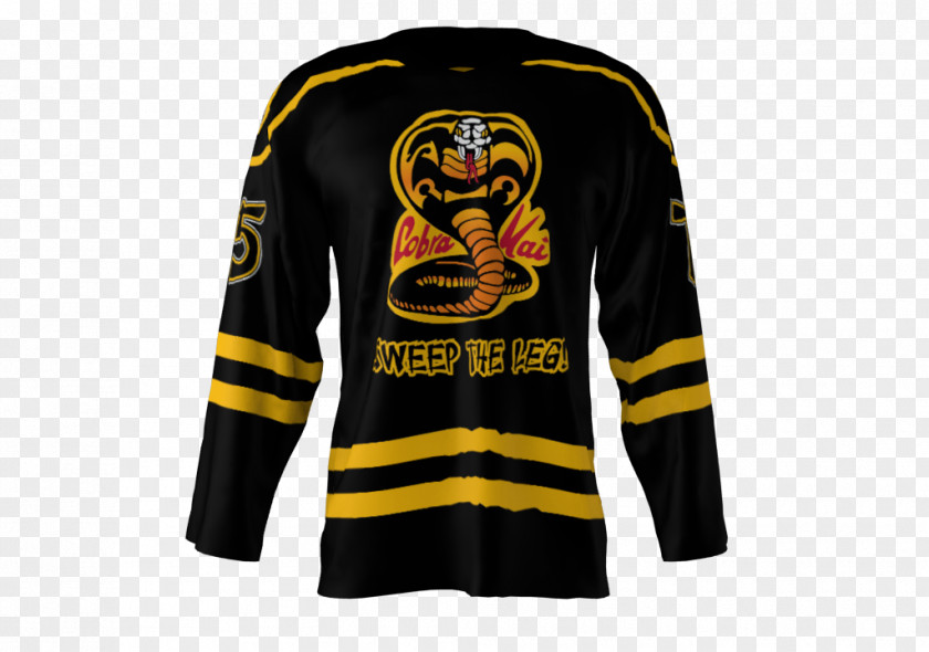 Cobra Kai T-shirt Hoodie Hockey Jersey PNG