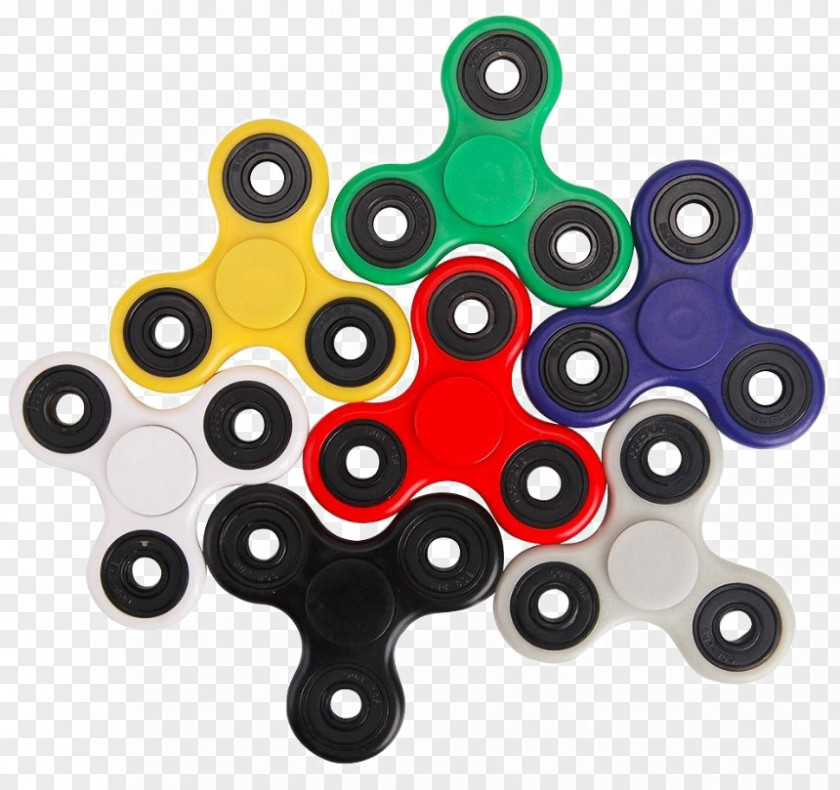 Fidget Spinner Color Fidgeting Finger Game PNG