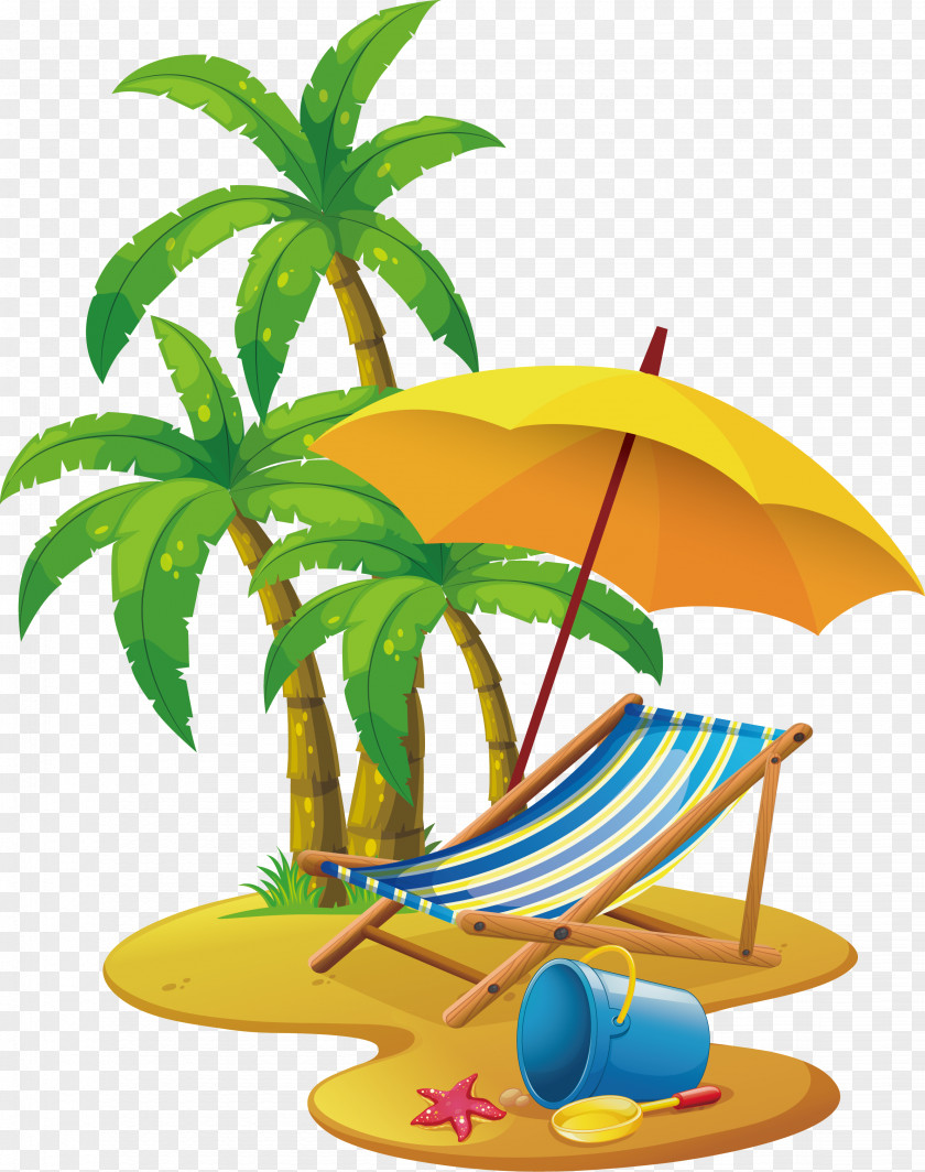 Lazy Beach Chair Royalty-free Clip Art PNG