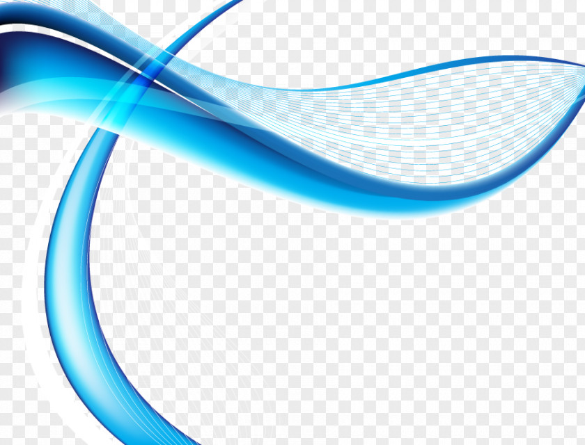 Blue Aesthetics Abstract Art PNG