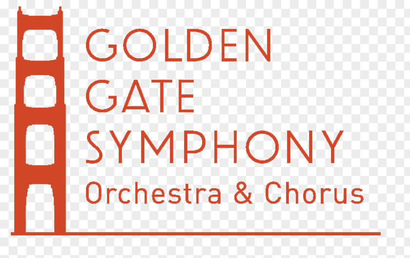 Brand Logo Golden Gate Symphony Orchestra & Chorus Font PNG