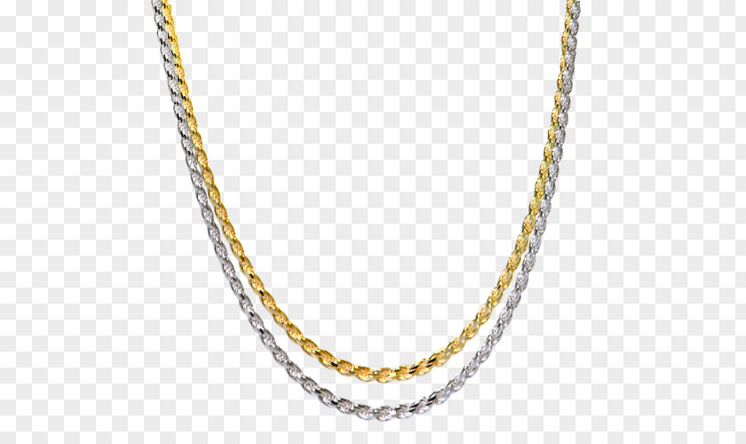Necklace Rope Chain Figaro Jewellery PNG