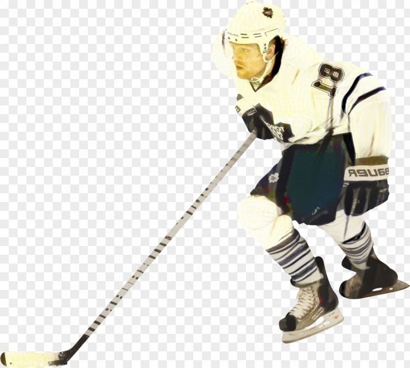 Sports Equipment College Ice Hockey Background PNG