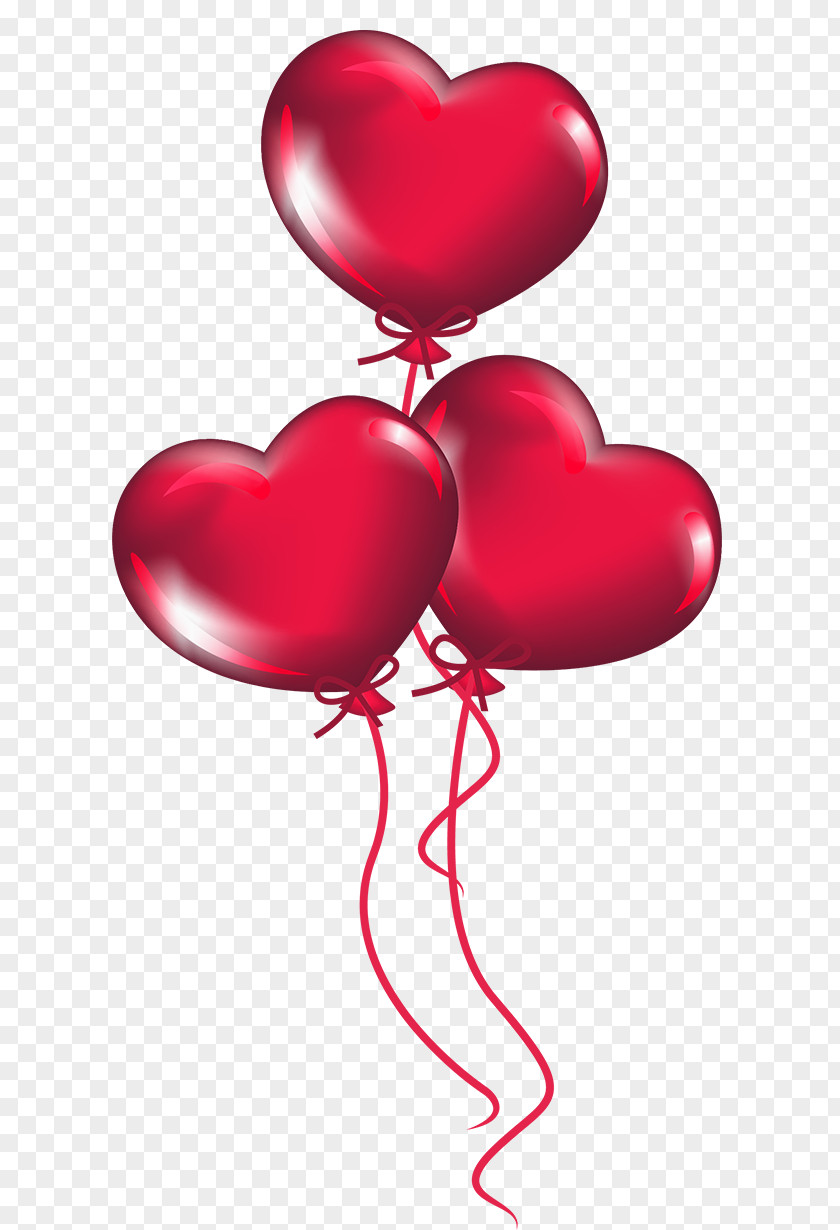 Transparent Heart Balloons PNG Clipart Valentine's Day Clip Art PNG