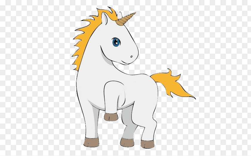 Cartoon Unicorn Horse Drawing PNG