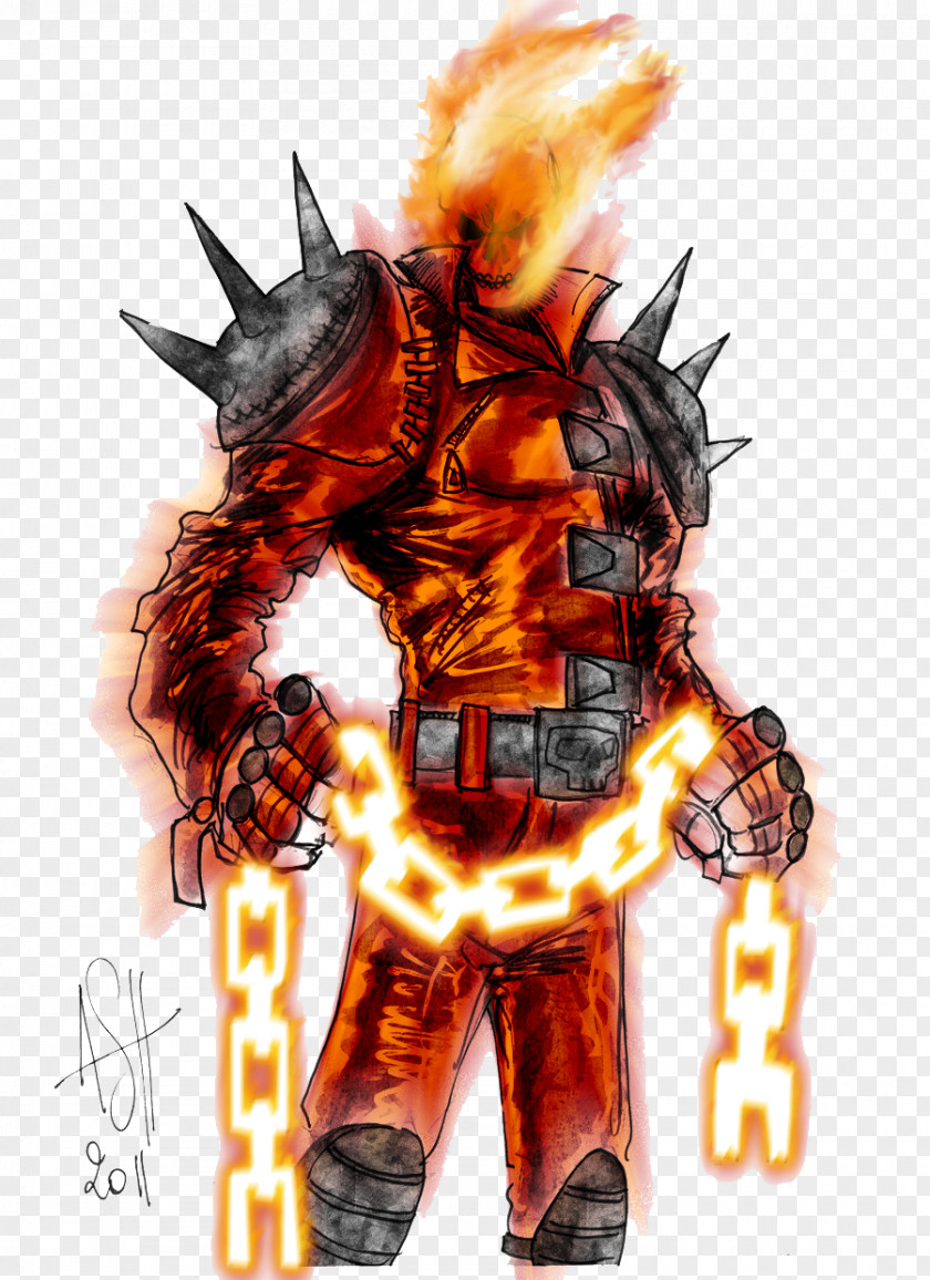 Ghost Rider Face Image Johnny Blaze Film PNG