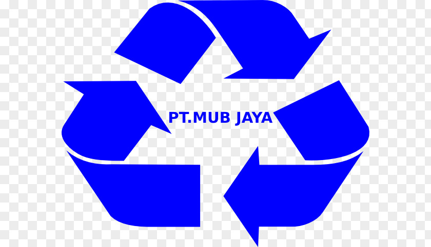 Blue M Logo Recycling Symbol Paper Waste PNG