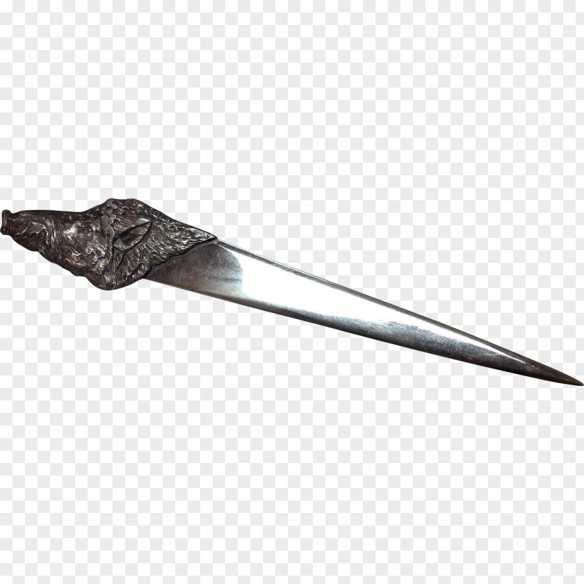 Boar Throwing Knife Weapon Dagger Blade PNG