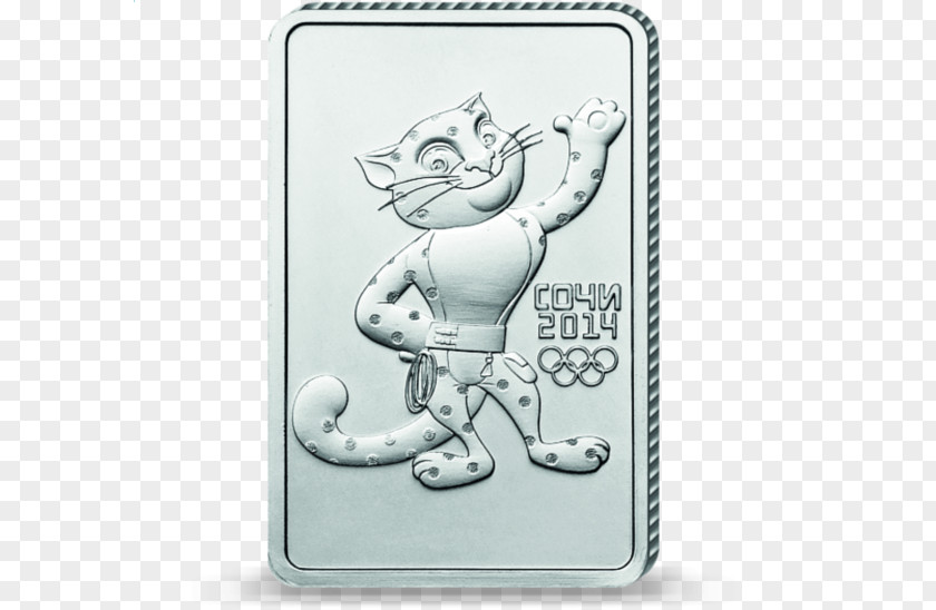 Coin Sochi 2014 Winter Olympics Silver PNG