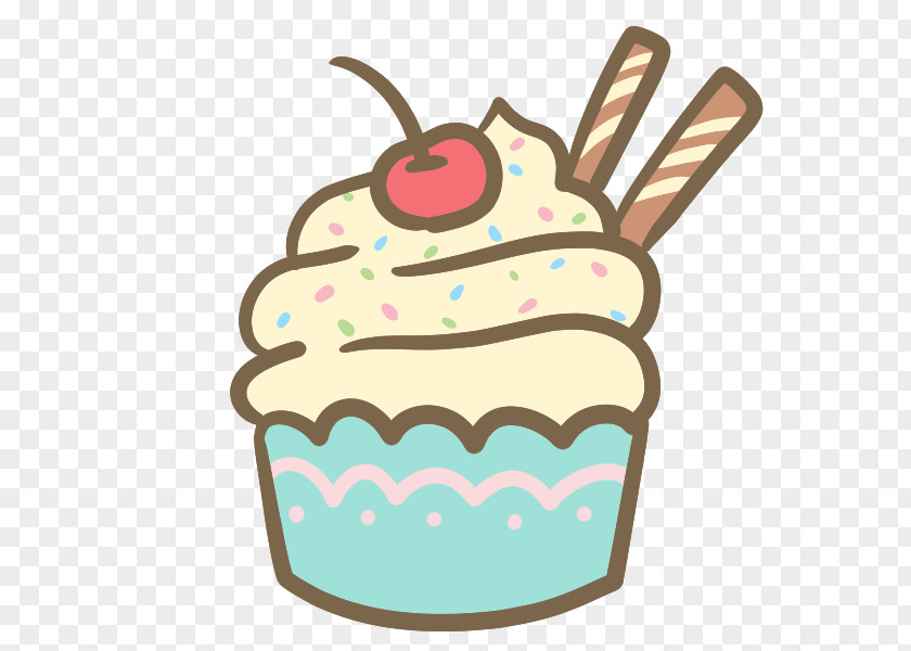Cupcake Chocolate Cake Cream Birthday PNG