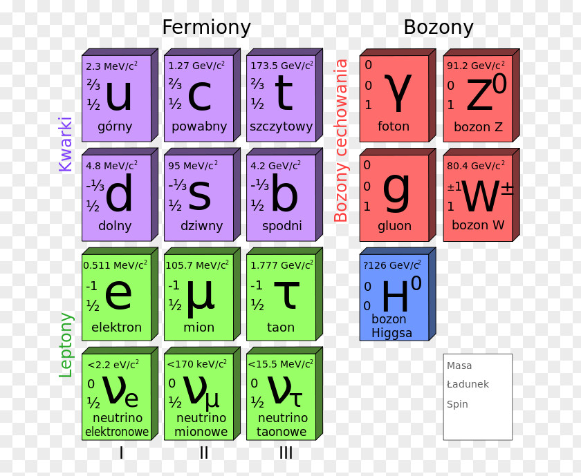 Science Particle Physics Standard Model Elementary PNG