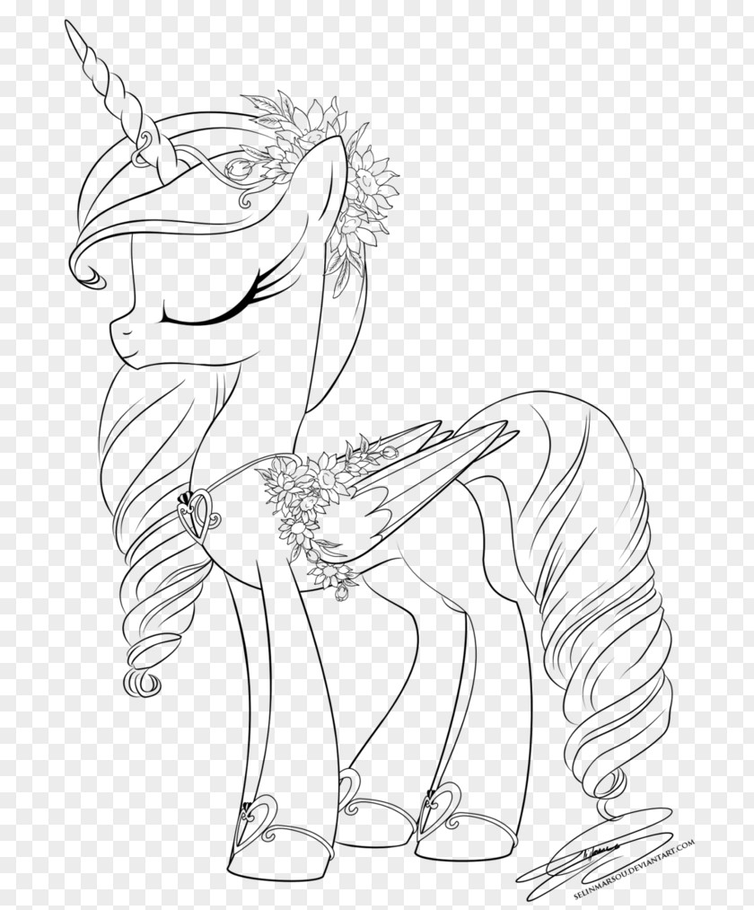 Galloping Horse Pony Princess Cadance Celestia Line Art Twilight Sparkle PNG