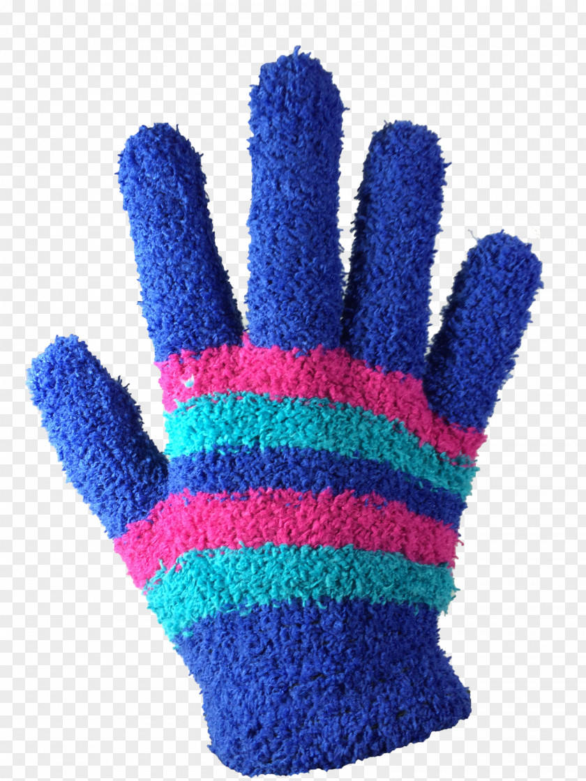 Pink Gloves Cobalt Blue Glove Wool PNG