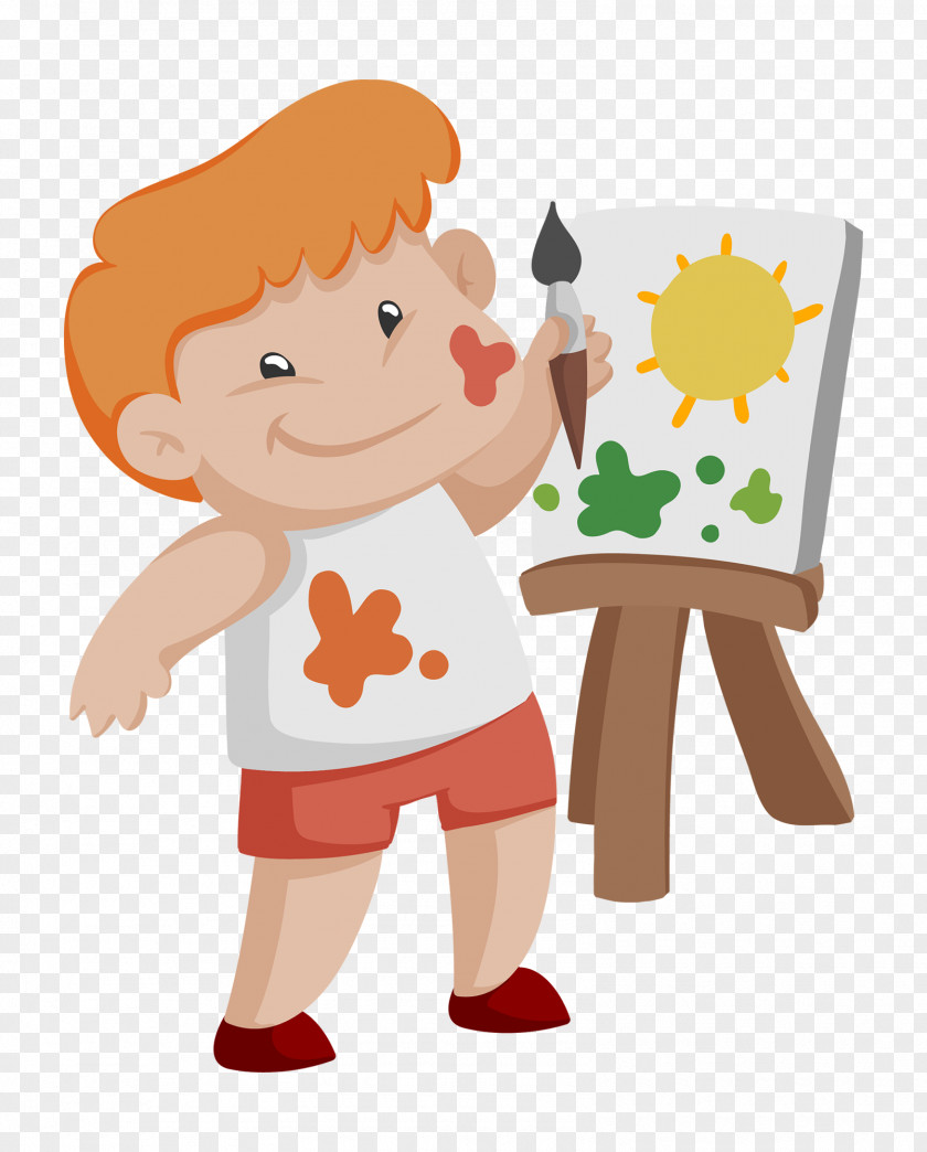 Boy Illustration Design Clip Art Thumb PNG