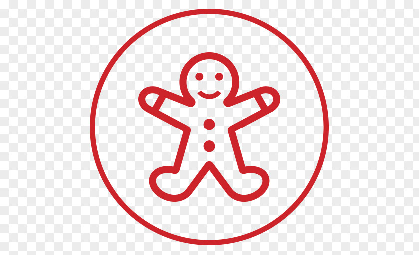 Gingerbread Man Christmas Biscuits PNG