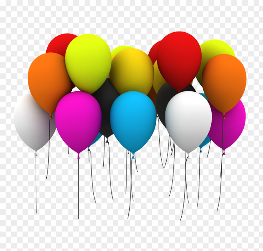 Happy B.day Toy Balloon Party Birthday Greeting & Note Cards PNG