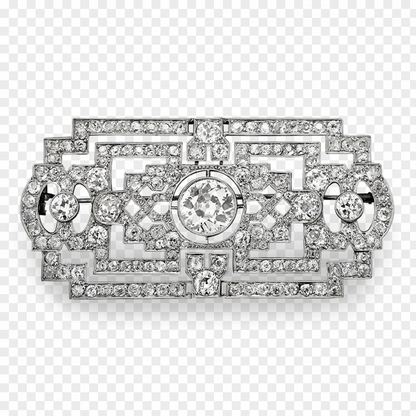 Jewellery Brooch Art Deco Gemstone PNG