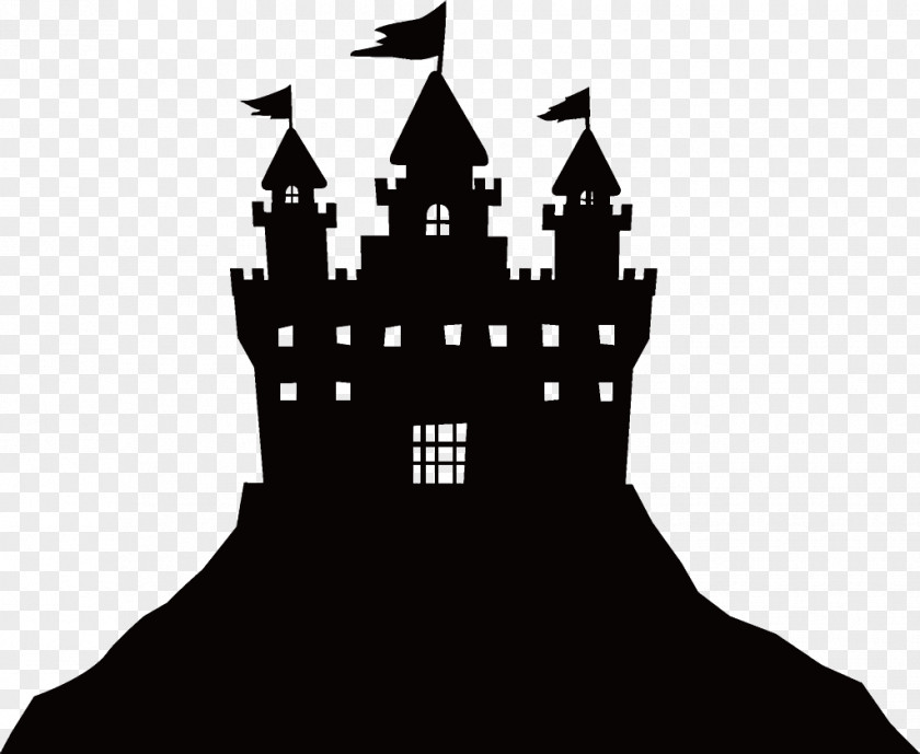 Logo Architecture Haunted House Halloween PNG