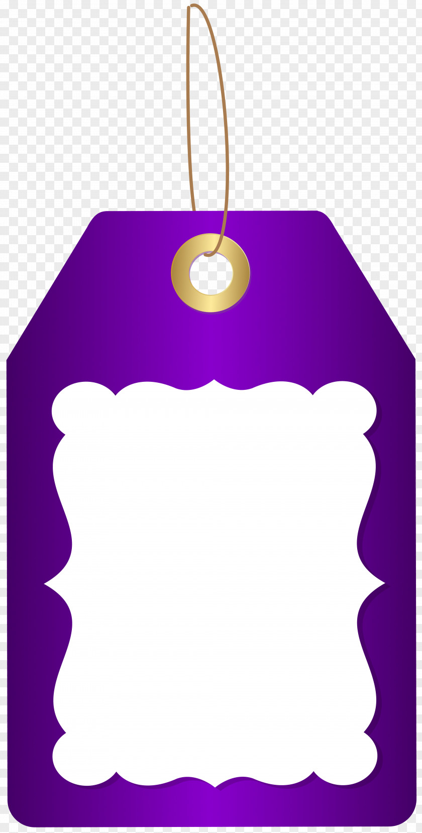 Purple Deco Price Tag Clip Art Image Icon PNG