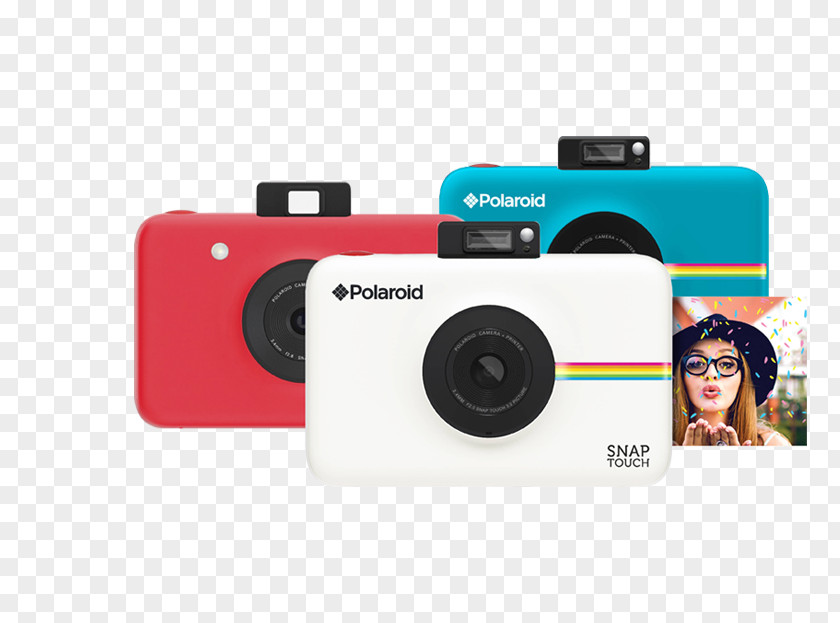 1080pBlush Pink Instant Camera PrinterCamera Polaroid Snap Touch 13.0 MP Compact Digital PNG