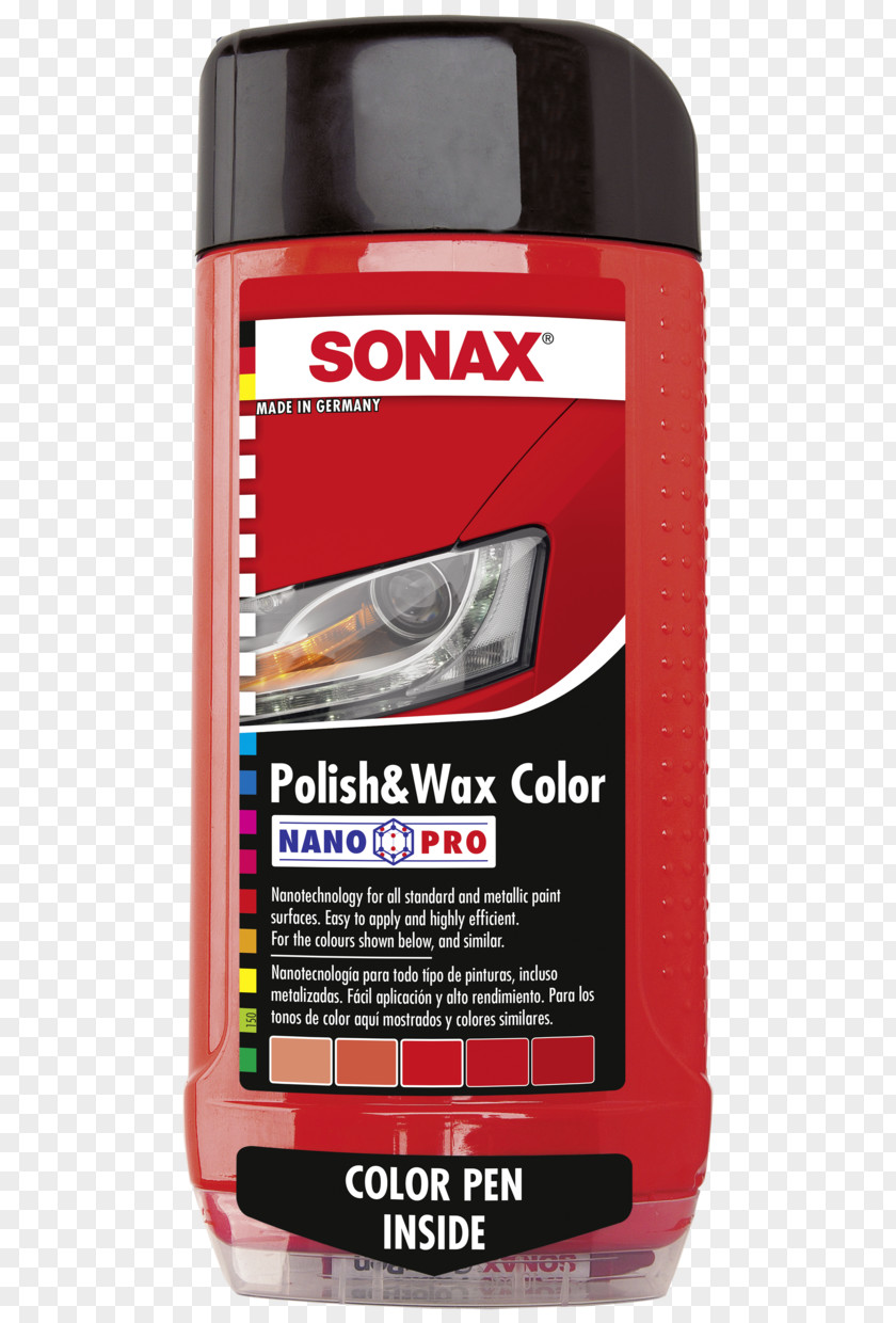Car Wax Green Color Sonax PNG