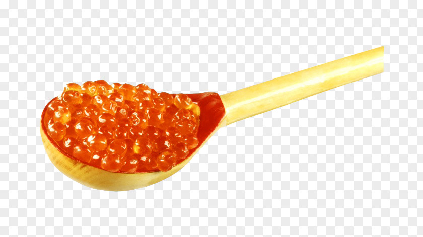 Delicious Spoonful Of Caviar Red Butterbrot Zakuski PNG