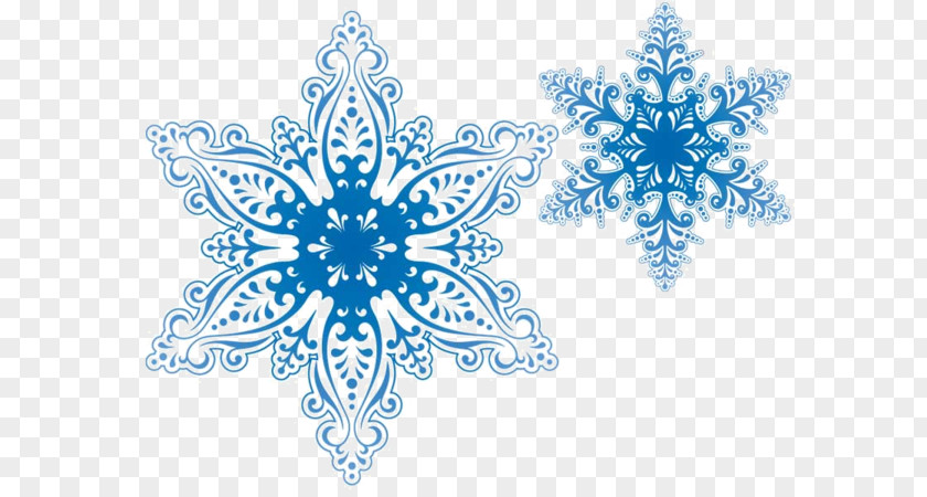 Hand Painted Snowflakes Snowflake Pattern PNG