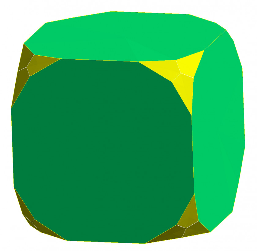 Polyhedron Line Green Angle PNG