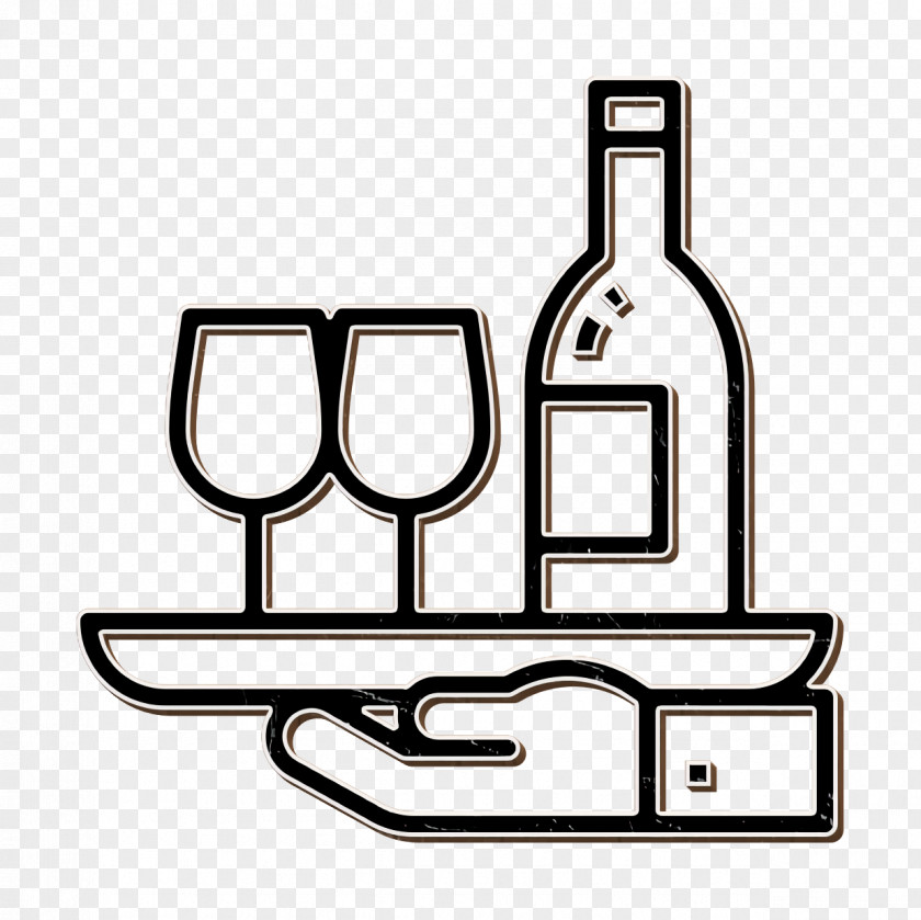 Waiter Icon Room Service Hotel PNG