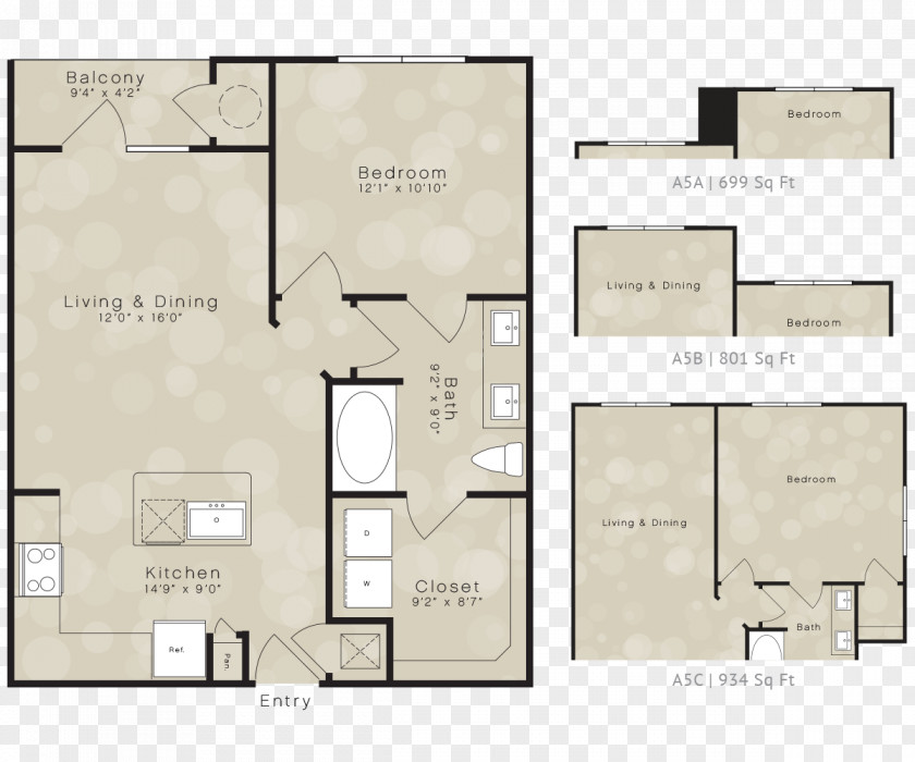 House Floor Plan Elan City Lights Apartments PNG