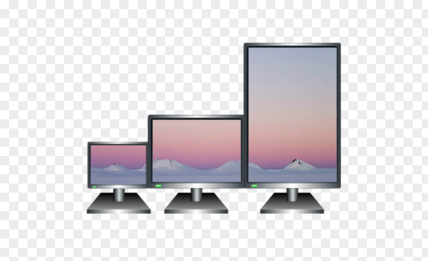 Multi Monitor Television Set Computer Monitors Multi-monitor Desktop Wallpaper PNG