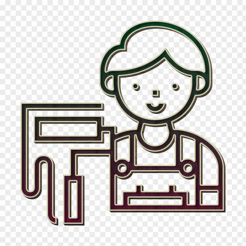 Construction Service Industry Icon System PNG
