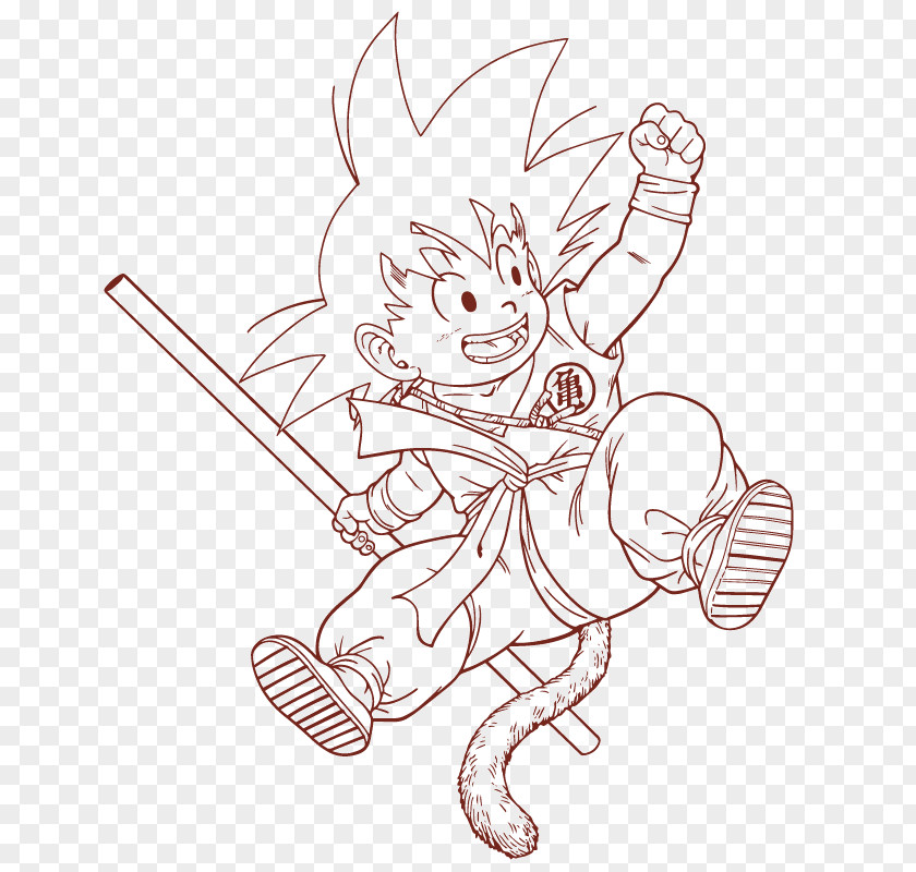 Goku Drawing Coloring Book Dragon Ball Image PNG