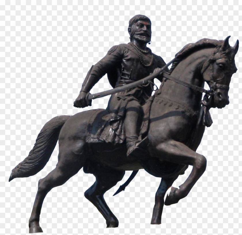Mustang Stallion Rein Statue Sculpture PNG