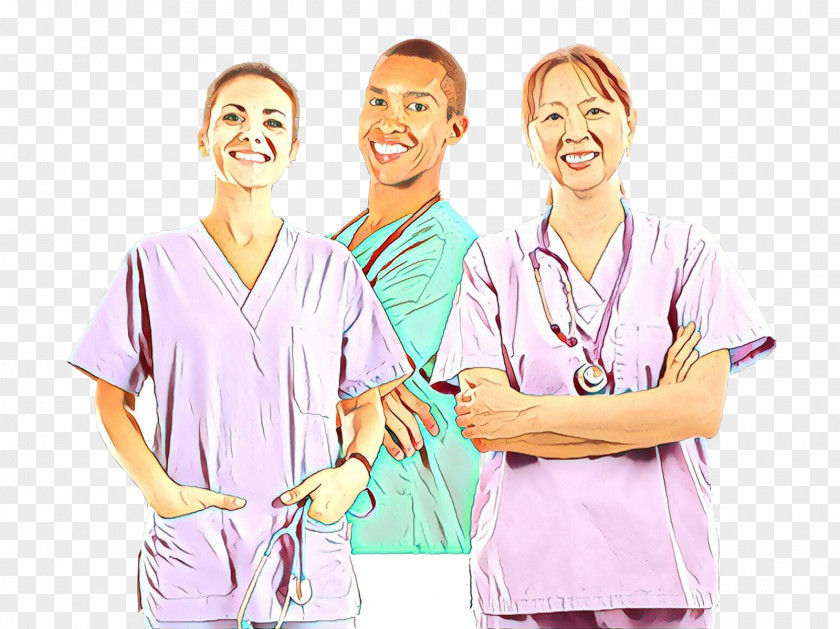 Nurse Uniform Team Cartoon PNG
