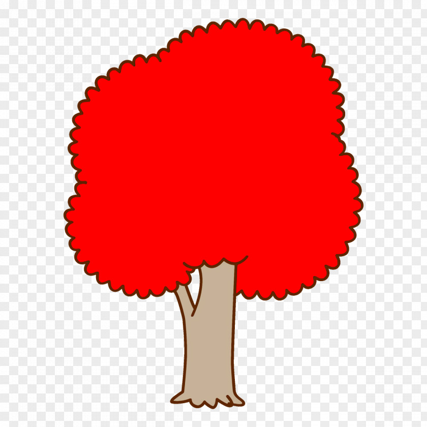 Tree Red Clip Art PNG