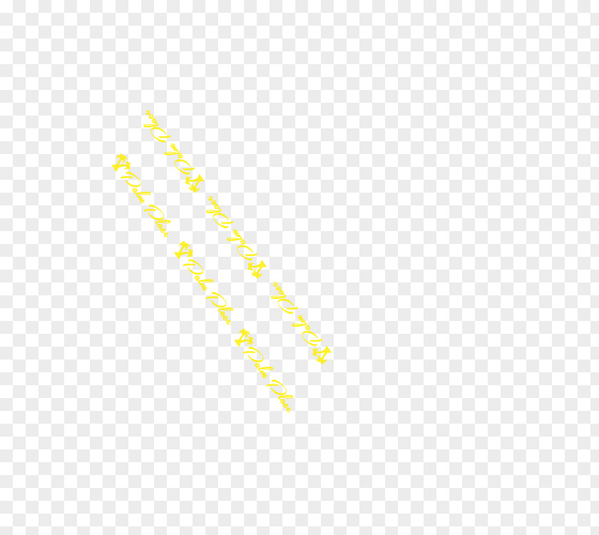Yellow Belldog Line Angle Point Font PNG