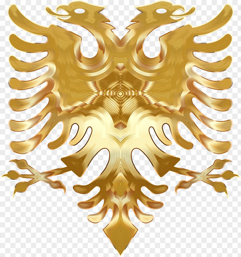 Eagle Flag Of Albania National Double-headed PNG