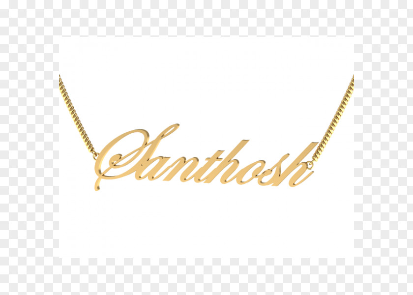 Necklace Charms & Pendants Jewellery Gold Name PNG