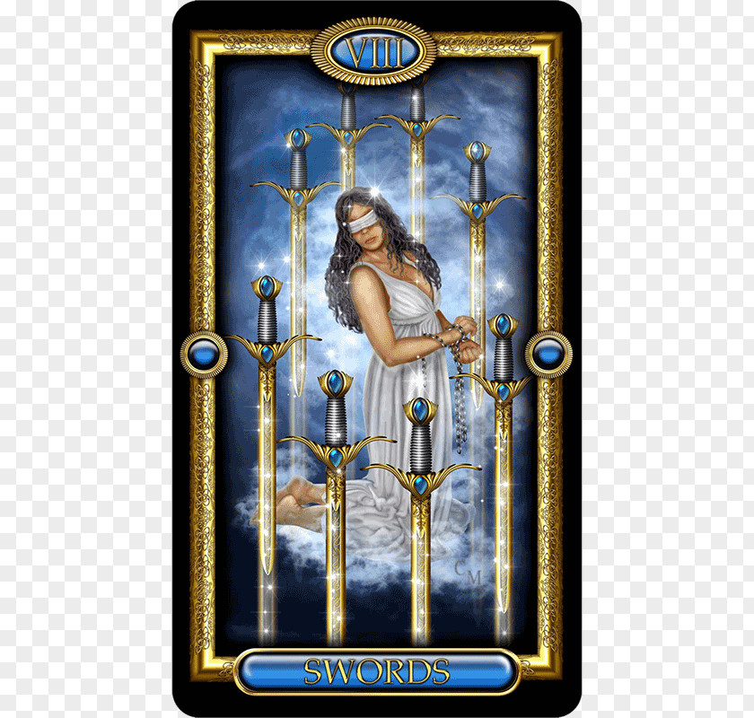 Tarot Card Games Eight Of Swords Playing Five Wands PNG
