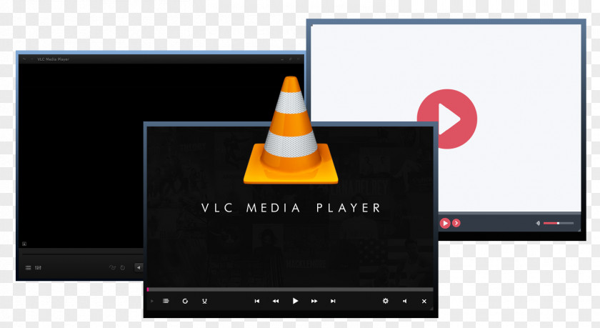 VLC Media Player Fashion Multimedia Dark Theme PNG