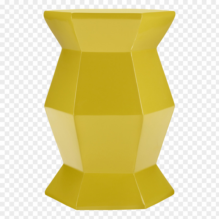 Yellow Spot Vase Angle PNG